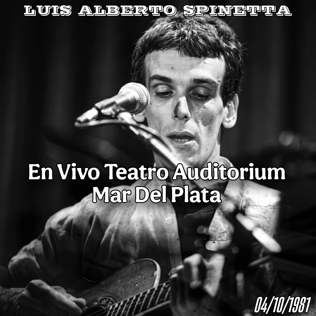 Spinetta Teatro Auditorium 1981